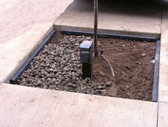 5- foot square tree grate frame