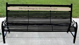 6 Foot Broadway Promotional Bench