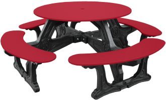 4 Seat Round Cantina Picnic Table