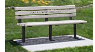 Greenwood 5-foot Memorial Park Bench