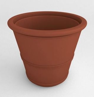 Barrel Vase Planter 25" Diameter, 21" Tall