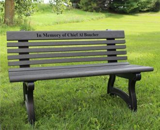 Willow 4 Foot Memorial Bench