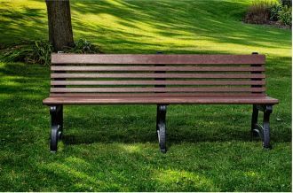 Willow Park Recycled Plastic Bench 6 foot